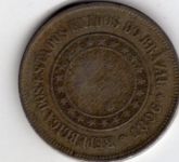 100 REIS DE NIQUEL DE 1896-MBC