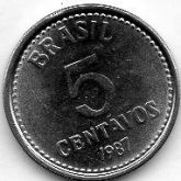 0,05 centavos de 1987 soberba-flor