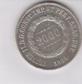 2000 reis de prata de 1864