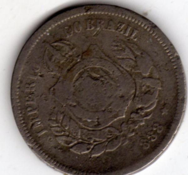 100 REIS DE NIQUEL DE 1888-BC IMPERIO