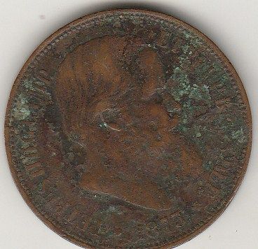 40 REIS DE BRONZE DE 1873