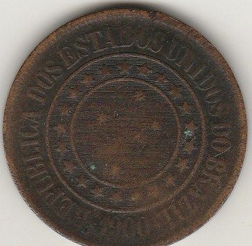 40 REIS DE BRONZE DE 1900