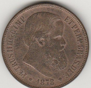 40 reis de bronze de 1878 soberba