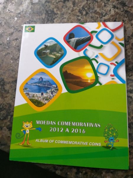 album para as moedas das olimpiadas