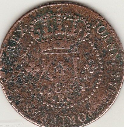 xl reis de cobre de 1818r