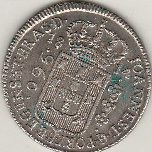 960 reis de 1814b lima